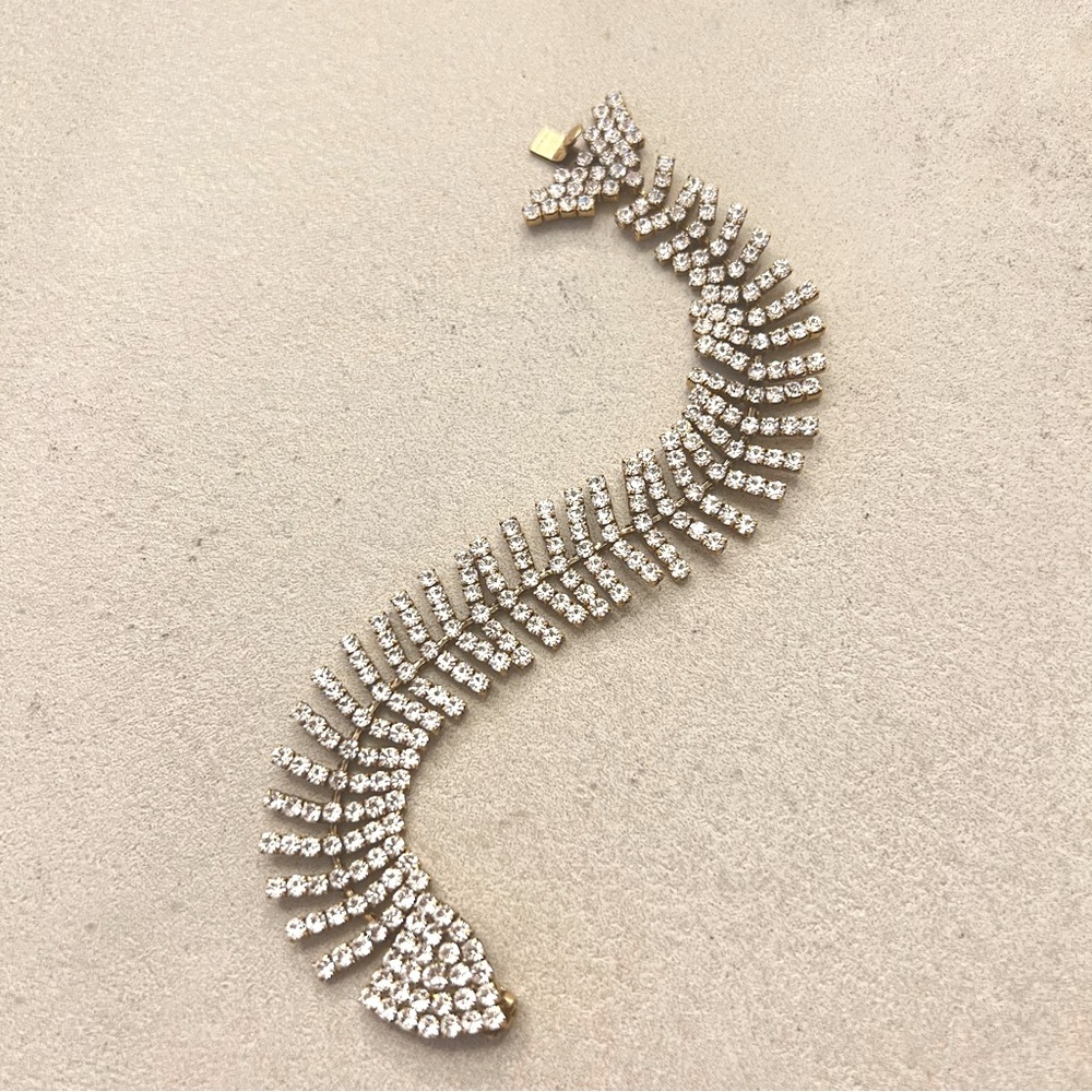 J.CREW Fish Bone Pave Rhinestone‎ Bracelet ✨HP✨